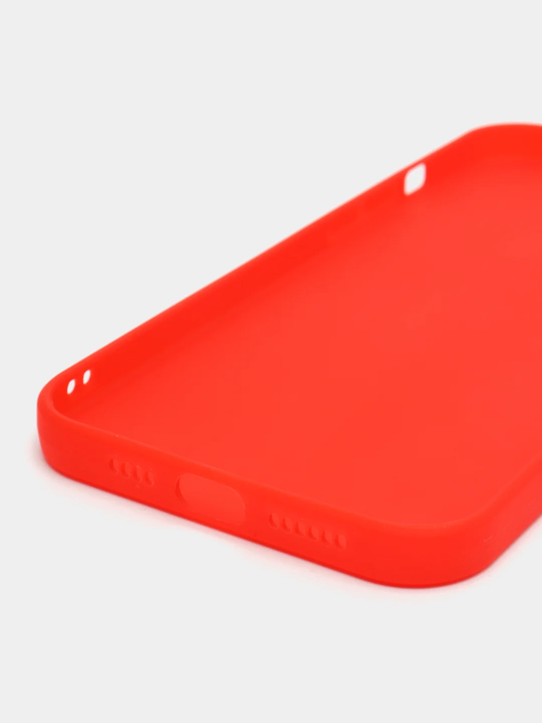 Красный силиконовый чехол для iPhone 12, 12 pro, 12 pro max