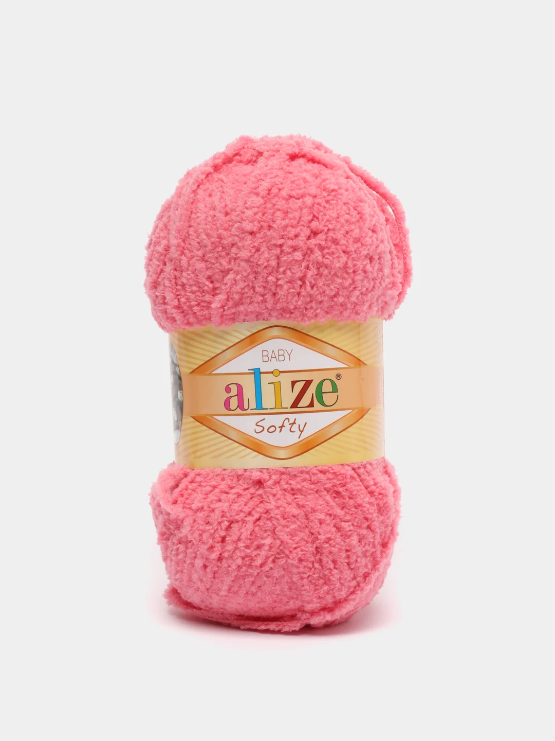 Коралловый плюшевая пряжа Alize Softy