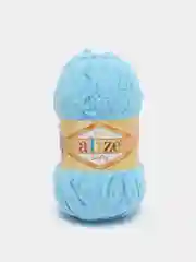 Лазурный плюшевая пряжа Alize Softy