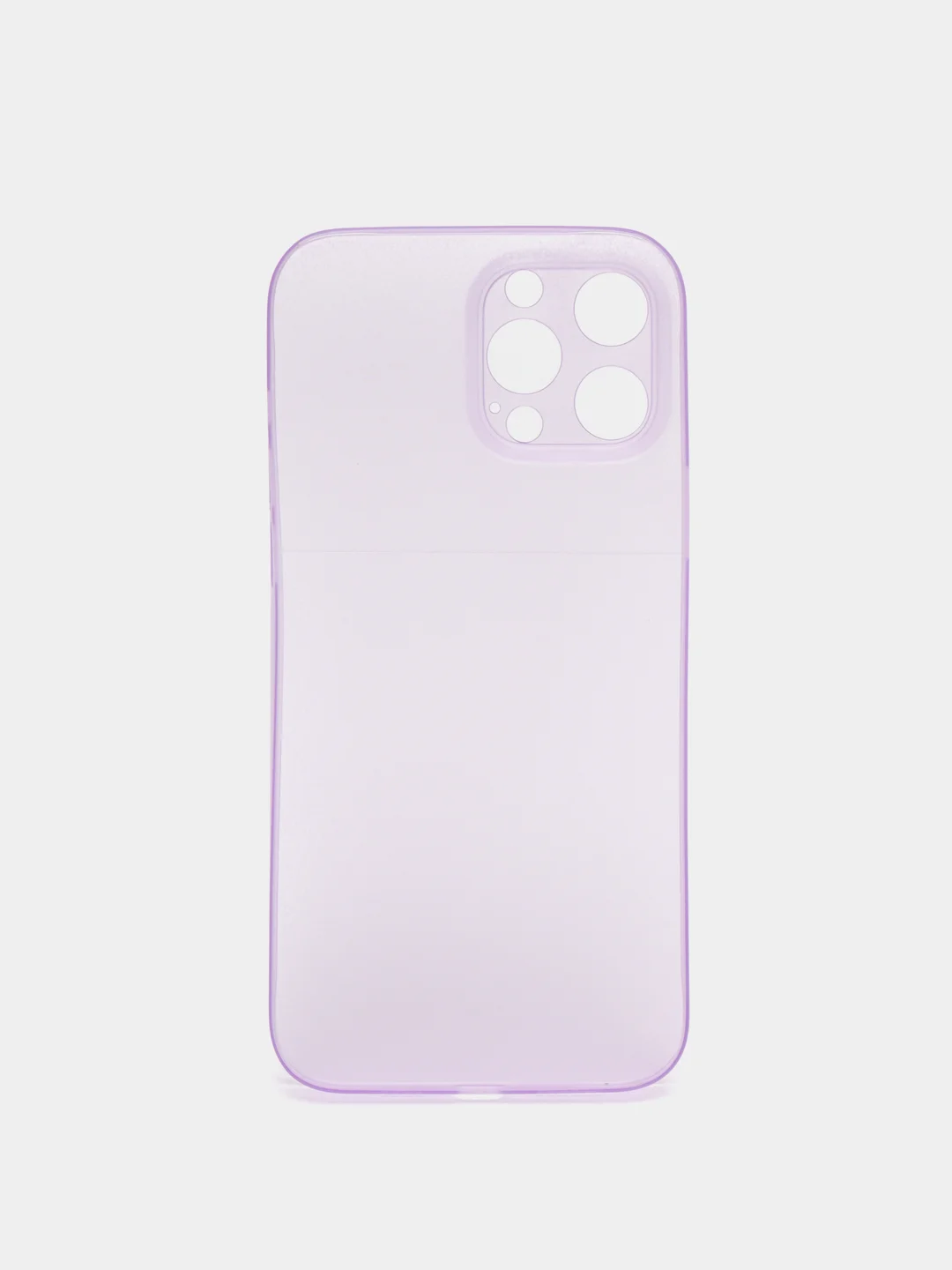 Сиреневый ультратонкий чехол для iPhone 11, 12, 12 pro, 12 pro max, 13, 13 pro, 13 pro max