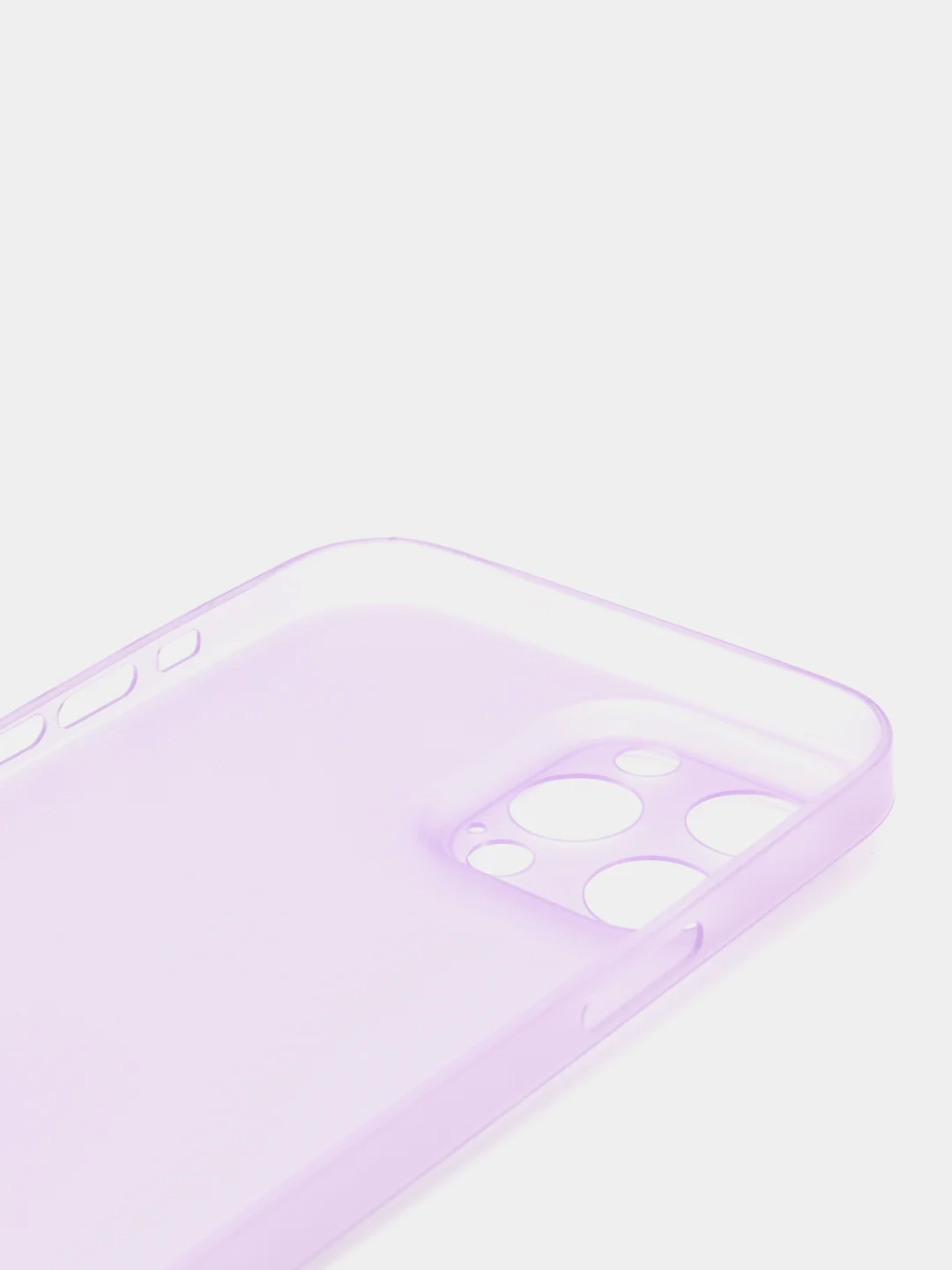 Сиреневый ультратонкий чехол для iPhone 11, 12, 12 pro, 12 pro max, 13, 13 pro, 13 pro max