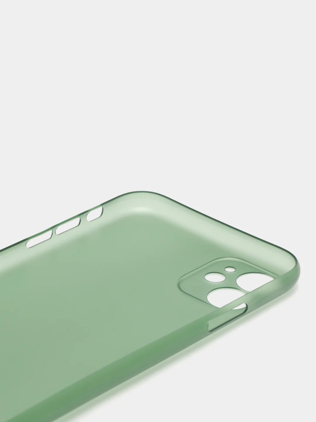 Зелёный хаки ультратонкий чехол для iPhone 11, 12, 12 pro, 12 pro max, 13, 13 pro, 13 pro max