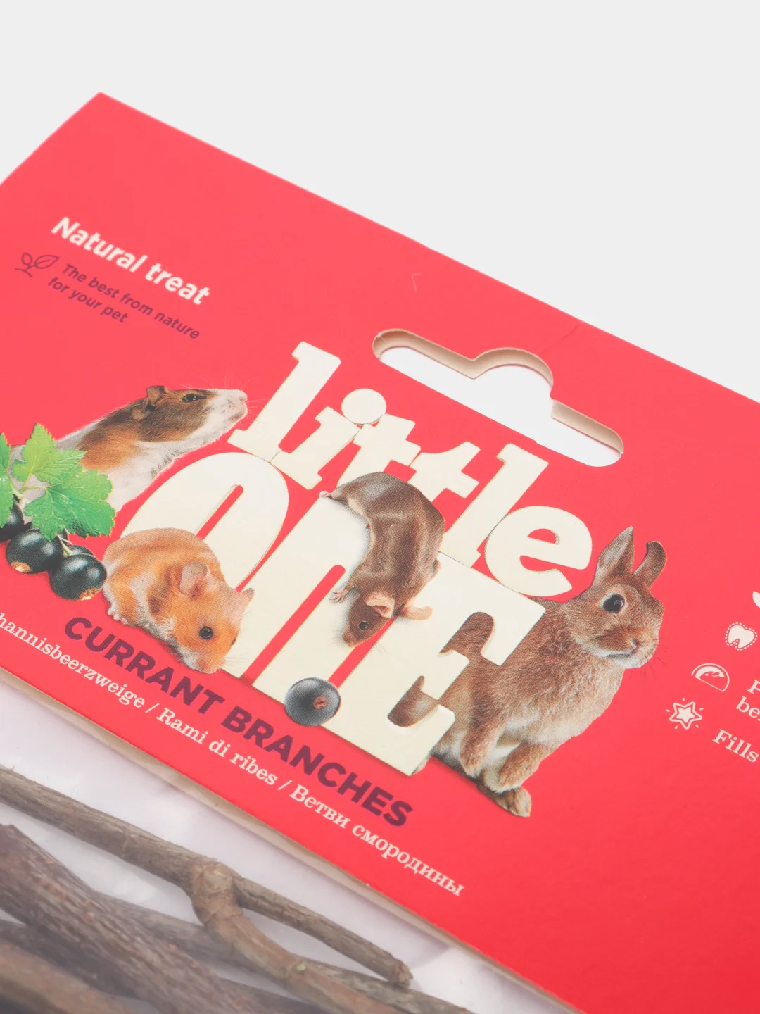 Лакомство Little One Ветви смородины для грызунов, 50 г