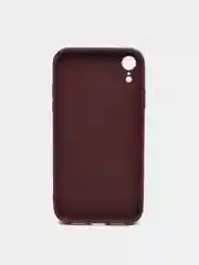 Шоколадный чехол для iPhone XR, силиконовый, со стеклянной панелью