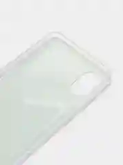 Серый меланж чехол для Samsung Galaxy A03 Core (Самсунг Галакси А03 Кор), силиконовый, с рисунком