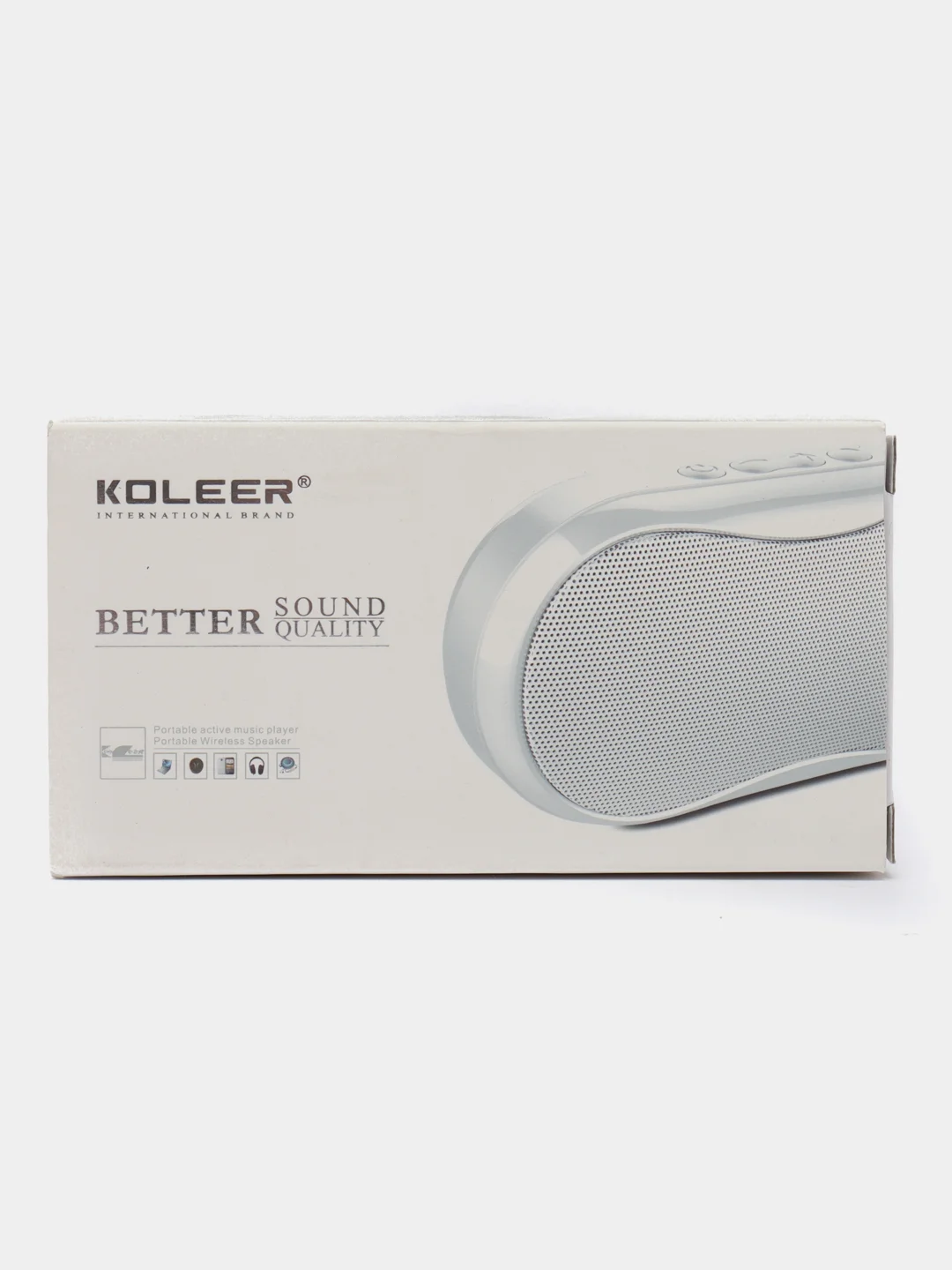 Черный колонка беспроводная Koleer S29, портативная колонка, блютус колонка