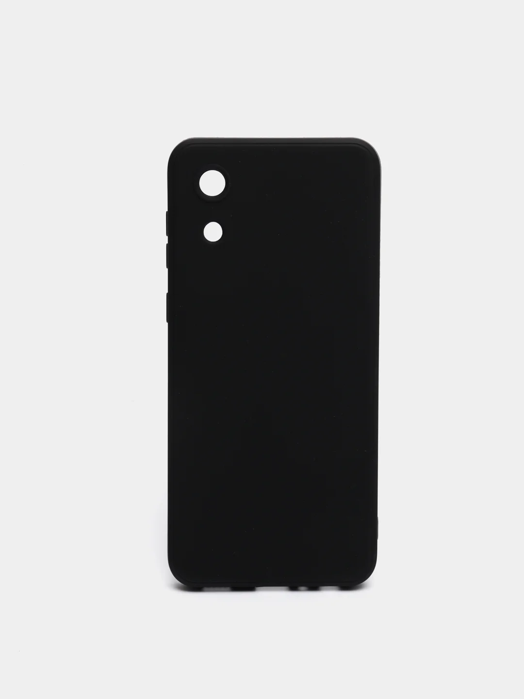 Черный чехол Samsung Galaxy A03 Core, Галакси А03 Кор силиконовый, цветной, с мягким подкладом