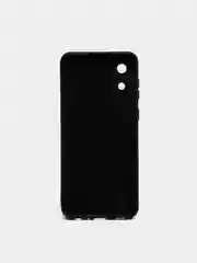 Черный чехол Samsung Galaxy A03 Core, Галакси А03 Кор силиконовый, цветной, с мягким подкладом