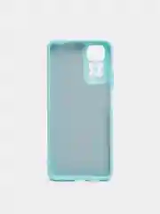 Небесно-голубой чехол Xiaomi Redmi Note 11 4G, Redmi Note 11S силиконовый, цветной, с мягким подкладом