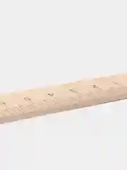 Линейка школьная, деревянная 15см