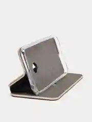 Золотой чехол книжка Huawei Y6 2018 / Honor 7C / Honor 7A Pro / Y6 Prime, Хуавей У6 2018 (5,7")