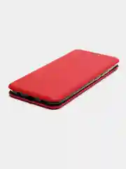 Красный чехол-книжка Samsung Galaxy A03, Самсунг Галакси А03