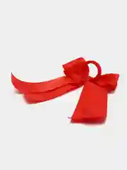 Красный бант для волос на резинке, 1 штука
