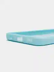 Небесно-голубой чехол Samsung Galaxy A03 Core, Галакси А03 Кор силиконовый, цветной, с мягким подкладом