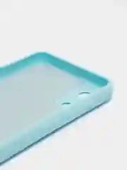 Небесно-голубой чехол Samsung Galaxy A03 Core, Галакси А03 Кор силиконовый, цветной, с мягким подкладом