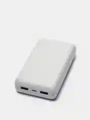 Белый внешний аккумулятор OLMIO MINI-20, Power Bank 20000 mAh