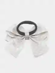 Серый бант из сатина на резинке, 1 шт. 8 вариантов цвета