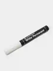 Маркер перманентный с круглым наконечником, белый, Centropen, 2,5 мм