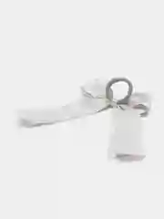 Серый бант для волос на резинке, 1 штука