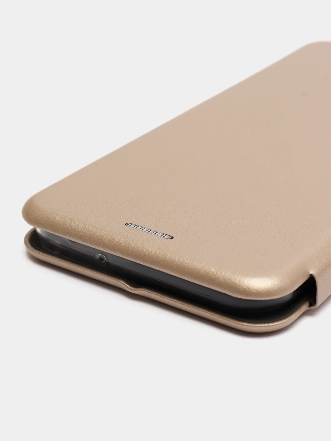 Золотой чехол-книжка Samsung Galaxy A03, Самсунг Галакси А03