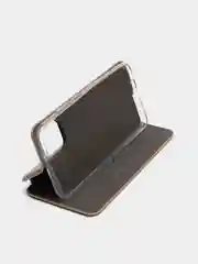 Золотой чехол-книжка Samsung Galaxy A03, Самсунг Галакси А03