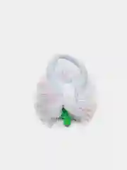 Белый резинки для волос, 1 штука