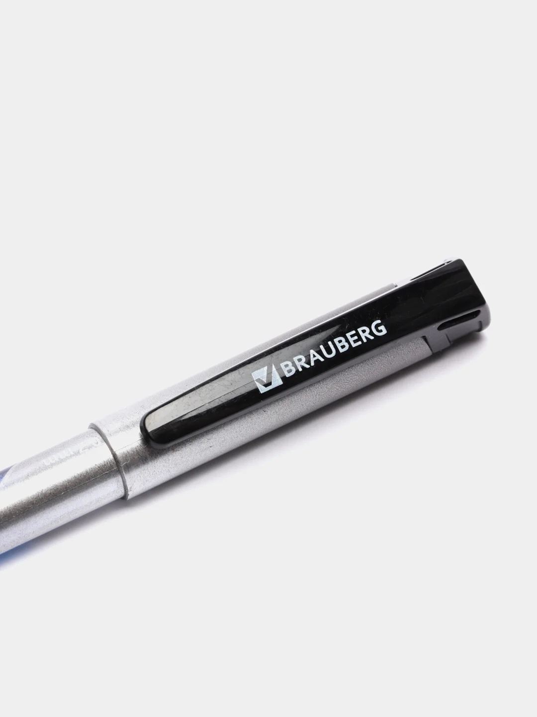 Ручка шариковая масляная с грипом BRAUBERG "Signature", СИНЯЯ