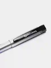 Ручка шариковая масляная с грипом BRAUBERG "Signature", СИНЯЯ