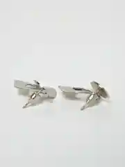 Серебряный серьги Omenu