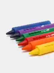 Мелки восковые для ванной, 6 штук/Мелки для рисования в ванной/Мелки для ванны детские