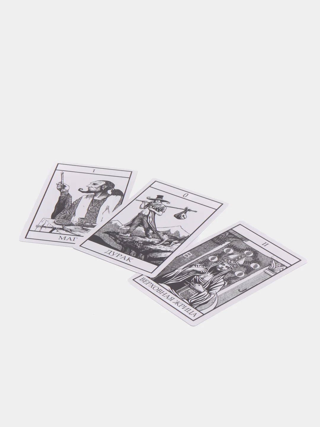 Карты Таро Чёрно-Белое (на русском) / Bianco Nero Tarot - Lo Scarabeo