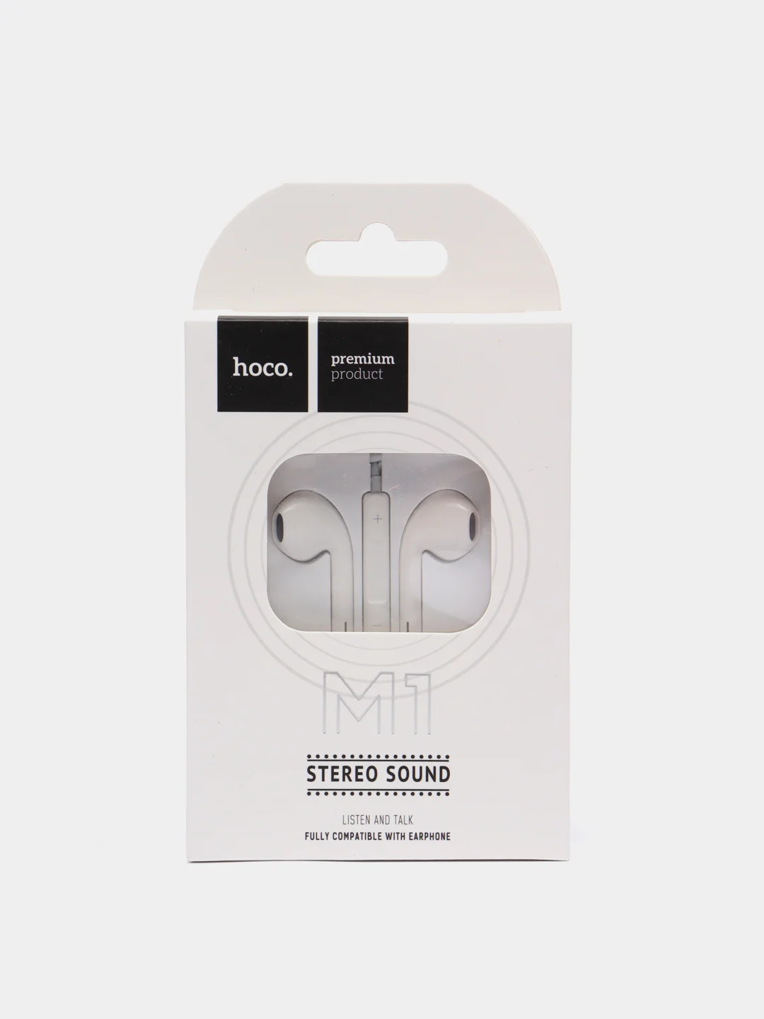 Наушники проводные внутриканальные HOCO M1 Original Jack 3.5 mm, с микрофоном, 120 см