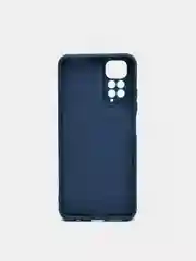 Темно-синий чехол Xiaomi Redmi Note 11 4G, Redmi Note 11S силиконовый, цветной, с мягким подкладом