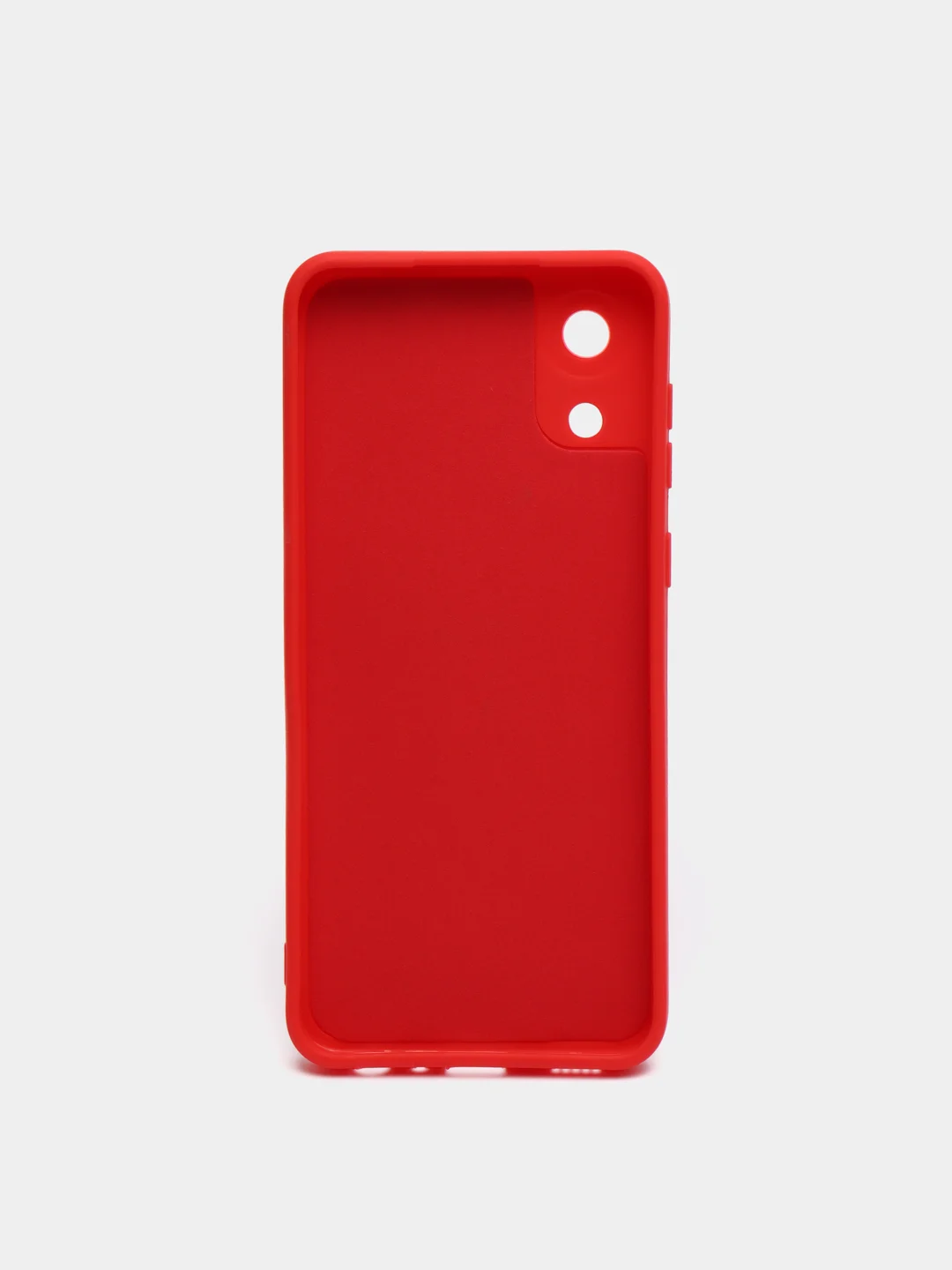 Красный чехол Samsung Galaxy A03 Core, Галакси А03 Кор силиконовый, цветной, с мягким подкладом