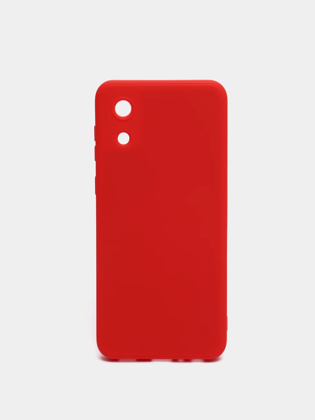Красный чехол Samsung Galaxy A03 Core, Галакси А03 Кор силиконовый, цветной, с мягким подкладом