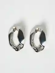 Серьги женские, "Индиго", с мятым эффектом, сережки гвоздики