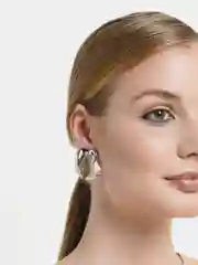 Серьги женские, "Индиго", с мятым эффектом, сережки гвоздики