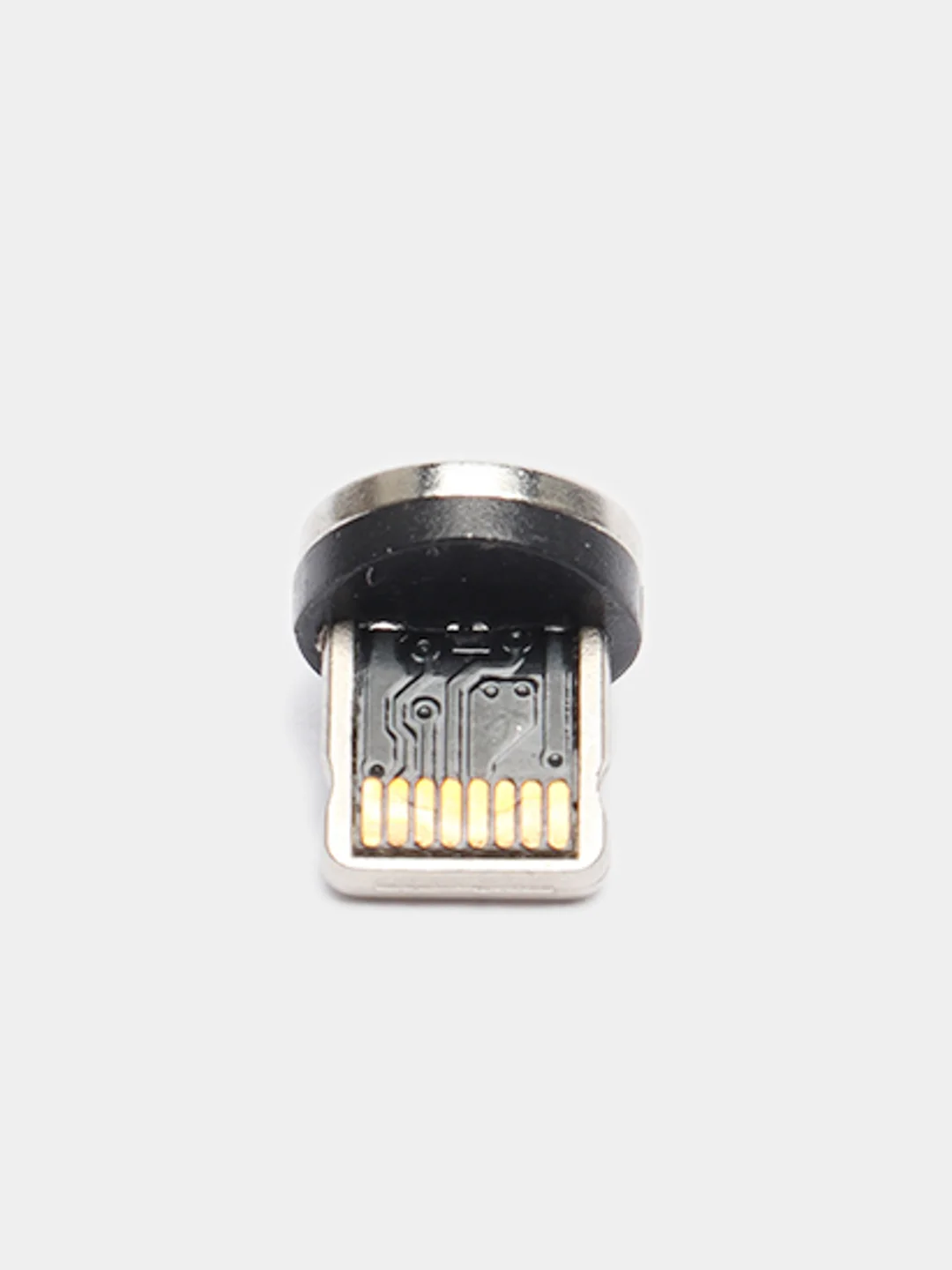 Серый магнитный кабель для зарядки Micro USB, Type C, Lightning