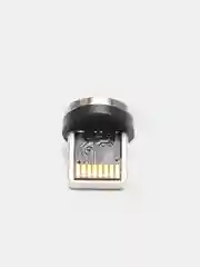 Серый магнитный кабель для зарядки Micro USB, Type C, Lightning