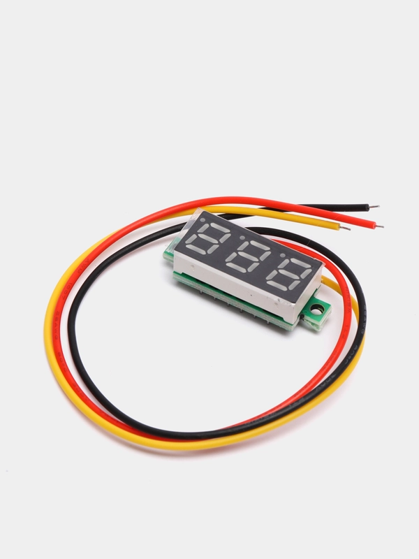 Мини вольтметр трехпроводной 0 - 100 VDC