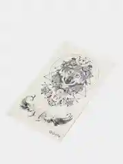 Аметистовый временная переводная татуировка на тело, тату, татушка, tatto, тату цветок, рисунок