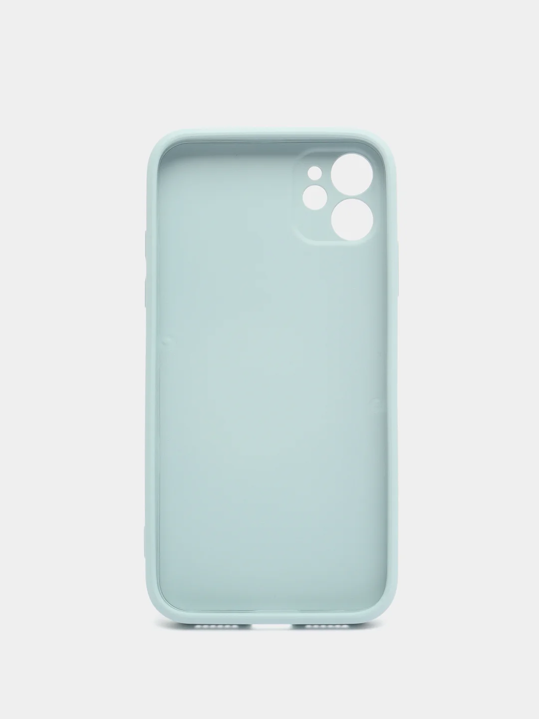 Ледяной чехол силиконовый со стеклянной панелью для Apple iPhone 11 (Айфон 11)