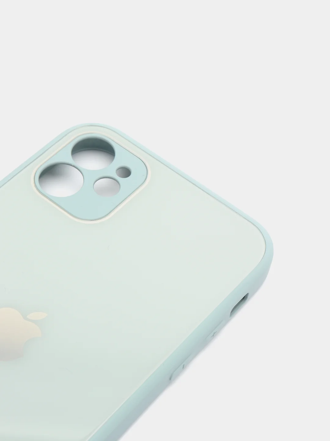Ледяной чехол силиконовый со стеклянной панелью для Apple iPhone 11 (Айфон 11)
