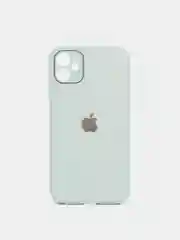 Ледяной чехол силиконовый со стеклянной панелью для Apple iPhone 11 (Айфон 11)