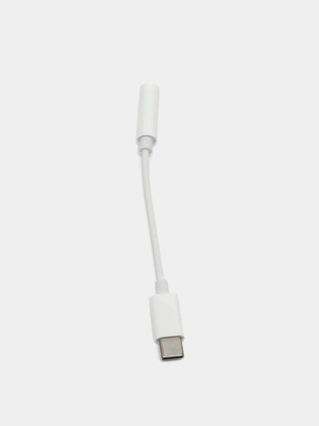 Аудио цифровой адаптер-переходник AUX с Type-C на Jack 3.5 mm, чип ЦАП встроен