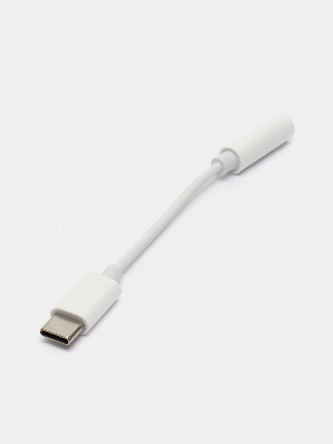 Аудио цифровой адаптер-переходник AUX с Type-C на Jack 3.5 mm, чип ЦАП встроен