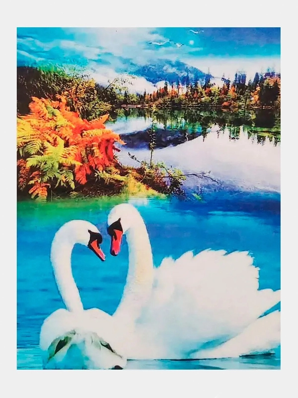 Алмазная мозаика "Природа" на подрамнике, 40*50 см