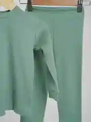 Зеленый детский комплект из кашкорсе
