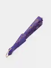 Фиолетовый веер ручной, складной