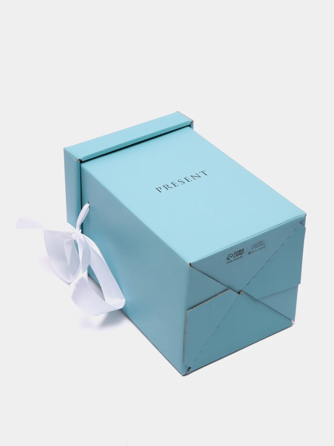 Коробка "PRESENT", с крышкой, 28:27 см